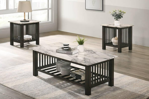 Liihct End Table in Antique Walnut - Marjories Furniture (Las Vegas, NV)