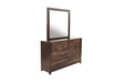 Liihen Dresser in Mahogany - Marjories Furniture (Las Vegas, NV)