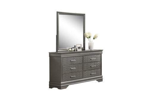 Liihfd Mirror in Dark Gray - Marjories Furniture (Las Vegas, NV)