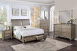 Mcraft Cal-King Bed in Antique Silver - Marjories Furniture (Las Vegas, NV)