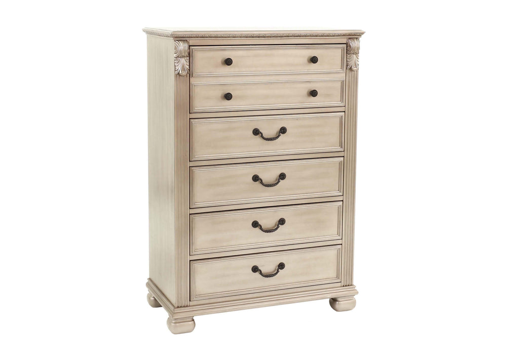 Mcraft Chest in Antique Silver - Marjories Furniture (Las Vegas, NV)