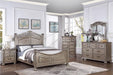 Mcraft Eastern King Bed in Antique Silver - Marjories Furniture (Las Vegas, NV)