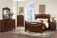 Mcraft Queen Bed in Dark Cherry - Marjories Furniture (Las Vegas, NV)