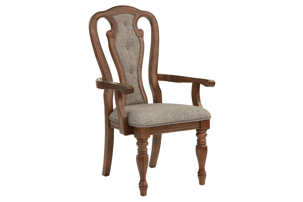 Sfvnco Arm Chair in Oak - Marjories Furniture (Las Vegas, NV)