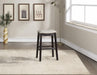 Sfvnco Bar Stool in Grey Pu/Espresso Frame - Marjories Furniture (Las Vegas, NV)