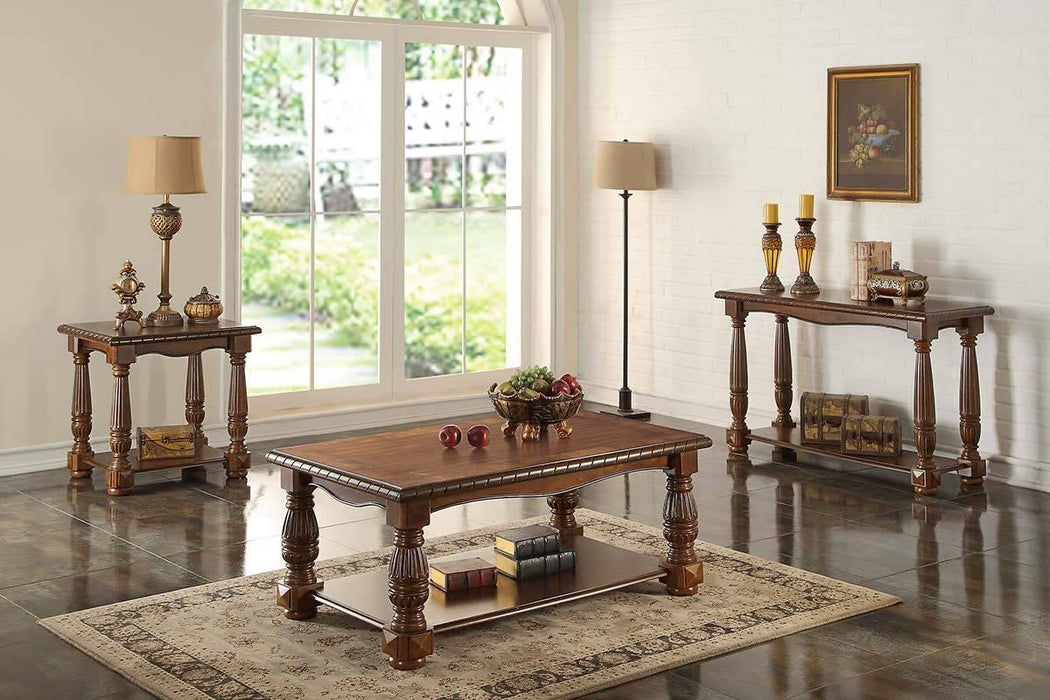 Sfvnco Console Table in Walnut - Marjories Furniture (Las Vegas, NV)