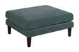 Taiyus Ottoman in Mineral - Marjories Furniture (Las Vegas, NV)