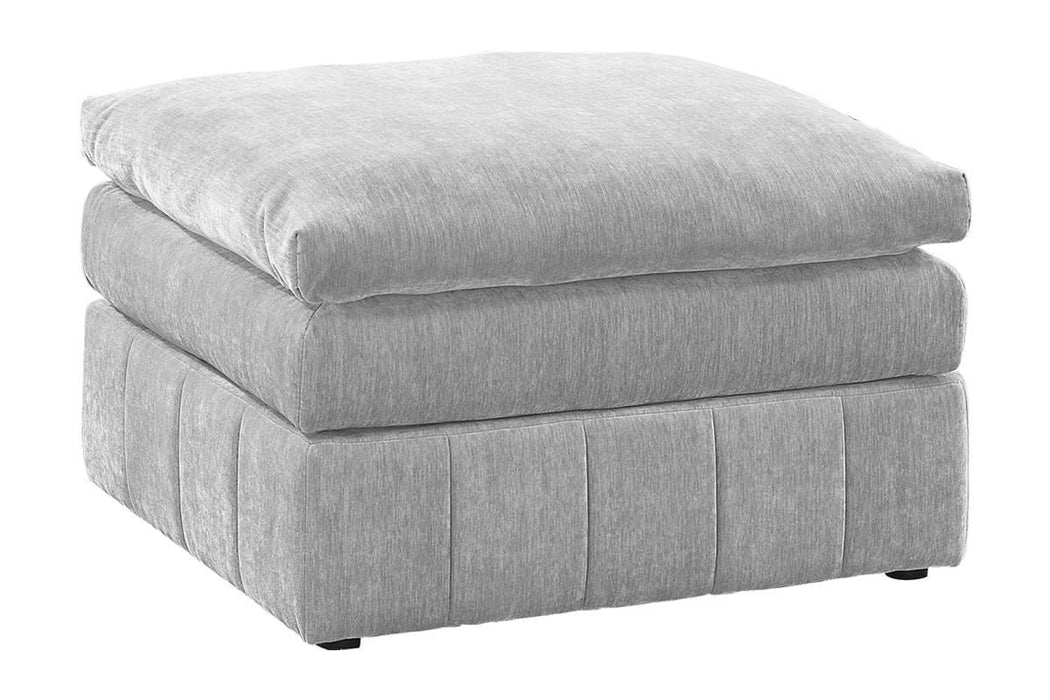 Taiyus Ottoman in Granite - Marjories Furniture (Las Vegas, NV)