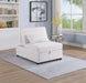 Uniqvn Convertible Sofa in White - Marjories Furniture (Las Vegas, NV)