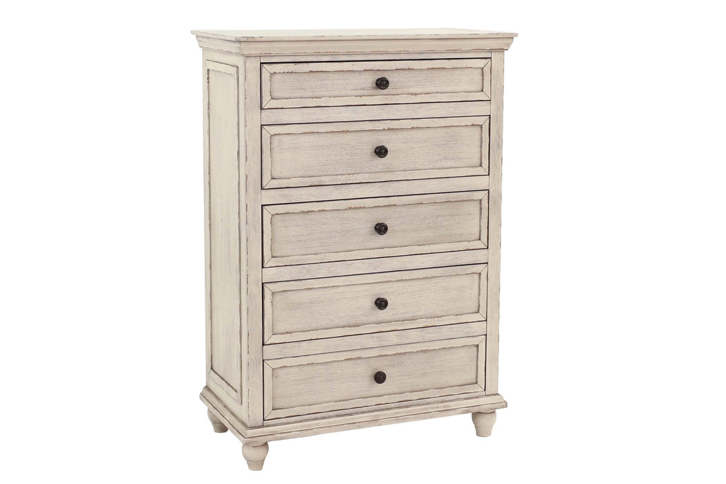 Vfvnco Chest in Antique White - Marjories Furniture (Las Vegas, NV)