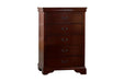 Vfvnco Chest in Cherry - Marjories Furniture (Las Vegas, NV)