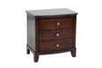 Vfvnco Night Stand in Dark Cherry - Marjories Furniture (Las Vegas, NV)