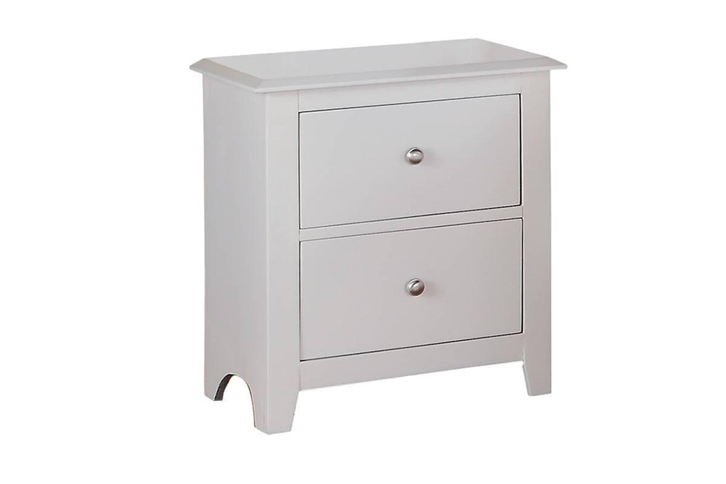 Vfvnco Night Stand in White - Marjories Furniture (Las Vegas, NV)