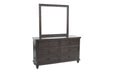 Vfvnco Mirror in Grey - Marjories Furniture (Las Vegas, NV)