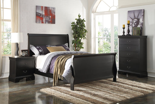 Vfvnco Twin Bed/Black in Black - Marjories Furniture (Las Vegas, NV)