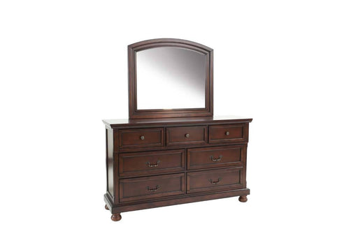 Viethn Mirror in Antique Cherry - Marjories Furniture (Las Vegas, NV)