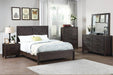 Viethn Queen Bed in Espresso - Marjories Furniture (Las Vegas, NV)