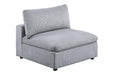 Winwoo Armless Chair in Light Gray - Marjories Furniture (Las Vegas, NV)