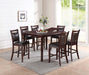 Ysheng Counter Height Table in Espresso - Marjories Furniture (Las Vegas, NV)