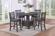 Yuewoo Counter Height Table in Grey - Marjories Furniture (Las Vegas, NV)