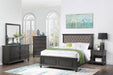 Vfvnco Eastern King Bed in Dark Grey - Marjories Furniture (Las Vegas, NV)