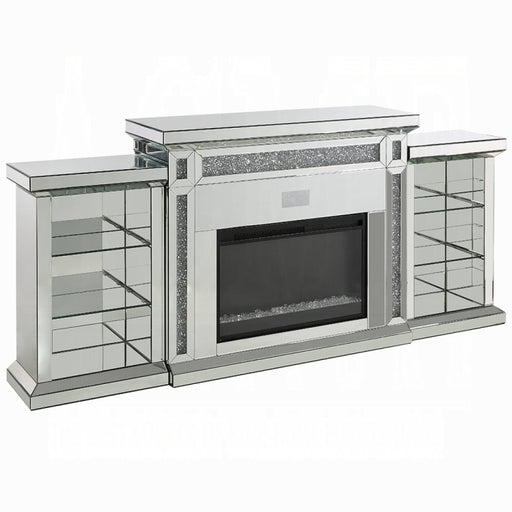 Noralie Fireplace With LED and Bluetooth - Marjories Furniture (Las Vegas, NV)