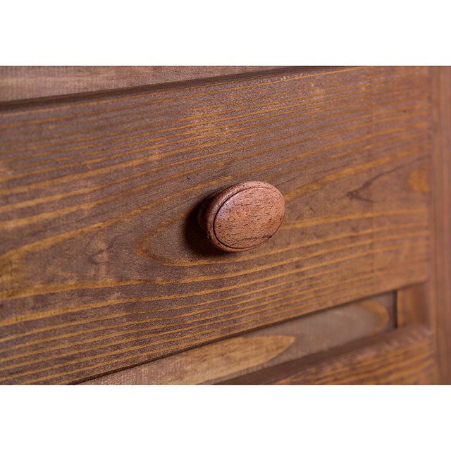 Lea Mahogany Night Stand - Marjories Furniture (Las Vegas, NV)