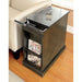 LILITH I Gray Side Table w/ USB - Marjories Furniture (Las Vegas, NV)