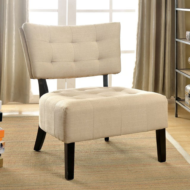 Seia Accent Chair Beige - Marjories Furniture (Las Vegas, NV)