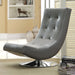 Trinidad Accent Chair Black & Grey - Marjories Furniture (Las Vegas, NV)