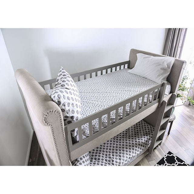 Sascha Twin/Twin Bunk Bed - Marjories Furniture (Las Vegas, NV)