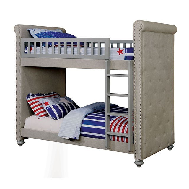 Sascha Twin/Twin Bunk Bed - Marjories Furniture (Las Vegas, NV)
