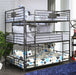 Olga I Antique Black Full/Full Bunk Bed - Marjories Furniture (Las Vegas, NV)