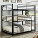 Olga I Antique Black Full/Full Bunk Bed - Marjories Furniture (Las Vegas, NV)
