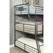 Olga III Sand Black Twin/Full/Queen Bunk Bed - Marjories Furniture (Las Vegas, NV)