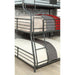 Olga III Sand Black Twin/Full/Queen Bunk Bed - Marjories Furniture (Las Vegas, NV)