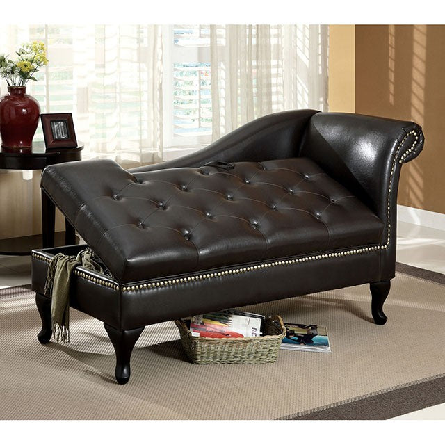 LAKEPORT Storage Chaise - Marjories Furniture (Las Vegas, NV)