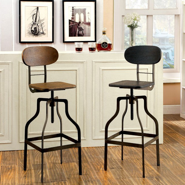 Leith Bar Stool Brown - Marjories Furniture (Las Vegas, NV)