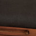 MELINA Brown Cherry/Black Arm Chair - Marjories Furniture (Las Vegas, NV)