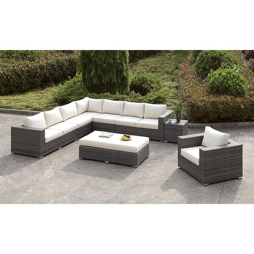 Somani L-Sectional + Chair + Ottoman - Marjories Furniture (Las Vegas, NV)