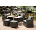 Nashira 6 Pc. Patio Dining Set - Marjories Furniture (Las Vegas, NV)