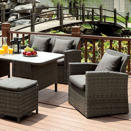 Nashira 6 Pc. Patio Dining Set - Marjories Furniture (Las Vegas, NV)