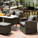 Nashira 6 Pc. Patio Dining Set - Marjories Furniture (Las Vegas, NV)