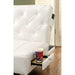 Farel Futon Sofa Red & White - Marjories Furniture (Las Vegas, NV)