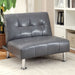 Bulle Chair Grey & Red - Marjories Furniture (Las Vegas, NV)