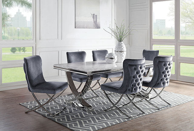 Wadenswil 7 Pc Dining Table Set - Marjories Furniture (Las Vegas, NV)