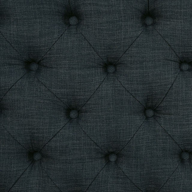 SANIA Antique Black Wingback Chair (2/CTN) - Marjories Furniture (Las Vegas, NV)