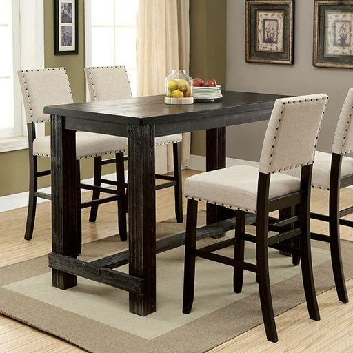 Sania 5 Pc Bar Table Set Black - Marjories Furniture (Las Vegas, NV)