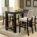 Sania 5 Pc Bar Table Set Black - Marjories Furniture (Las Vegas, NV)