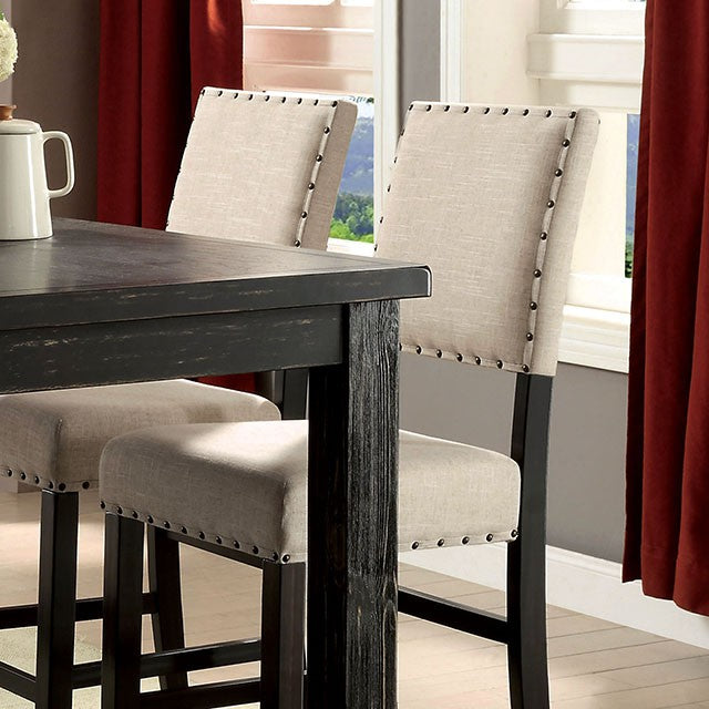 Sania 5 Pc Counter Ht Table Set Rustic - Marjories Furniture (Las Vegas, NV)